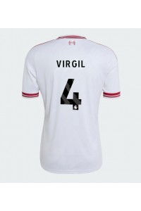 Liverpool Virgil van Dijk #4 Jalkapallovaatteet Vieraspaita 2026-27 Lyhythihainen
